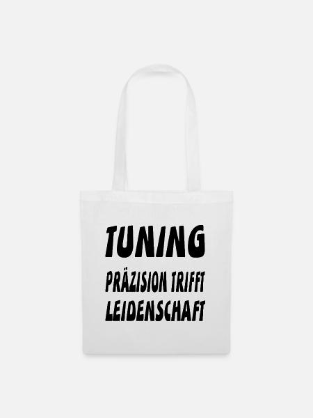 Tuning - Stoffbeutel - Weiß