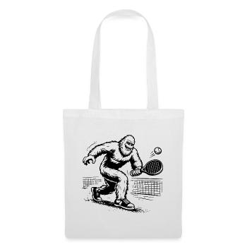 Athlètes de Padel Bigfoot Sasquatch - Sac en tissu - blanc - Devant
