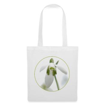 Snowdrop Blossom White Blossom Spring - Tote Bag - white - Front