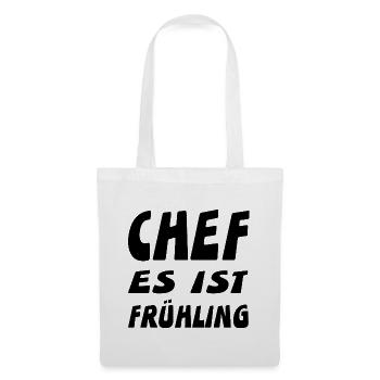 Chef - Stoffbeutel - Weiß - Vorne