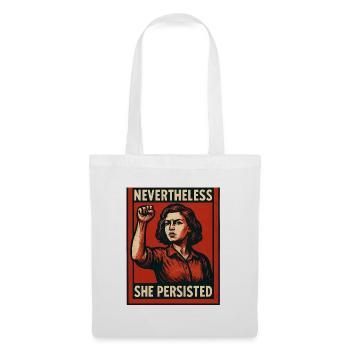 Yet she held by poster - Tote Bag - white - Front