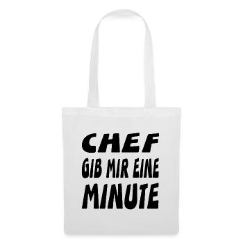 Chef - Stoffbeutel - Weiß - Vorne