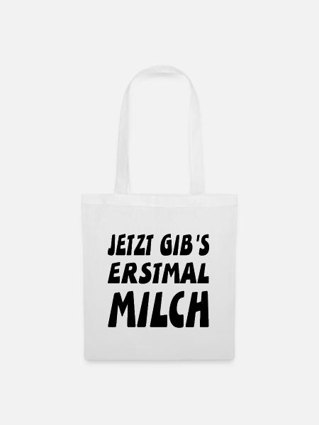 Milch - Stoffbeutel - Weiß