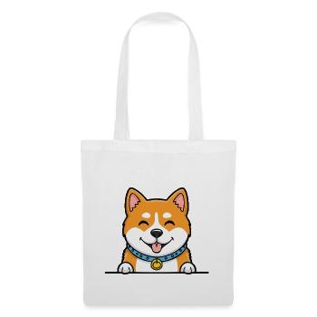 Akita Inu (portrait/comic) - Tote Bag - white - Front
