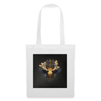 Dark Gold Winged Watch - Tote Bag - white - Front