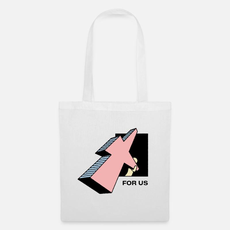 For Us - Sac en tissu - blanc