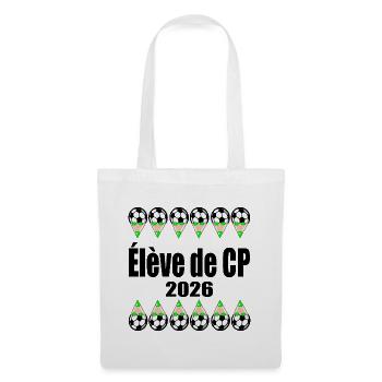 Cours préparatoire 2026 - Sac en tissu - blanc - Devant