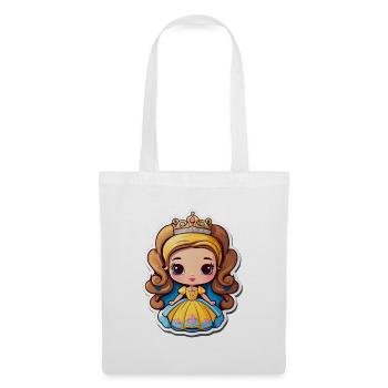 Golden Princess Cartoon Jewelry - Tote Bag - white - Front