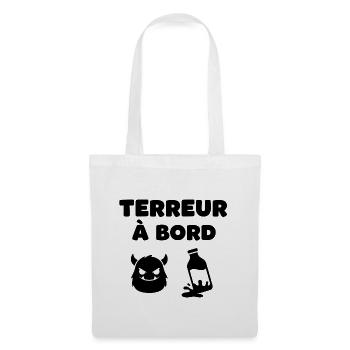 Terreur à bord - Sac en tissu - blanc - Devant