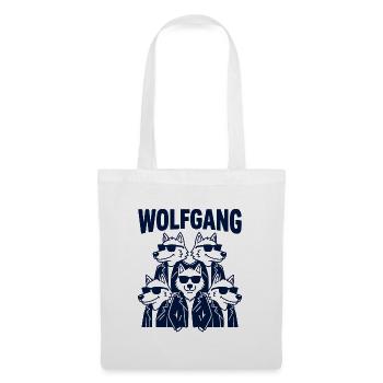 Jeu de mots drôle avec Wolfgang Bande - Sac en tissu - blanc - Devant