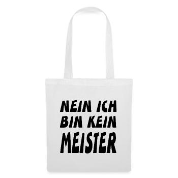 Meister - Stoffbeutel - Weiß - Vorne