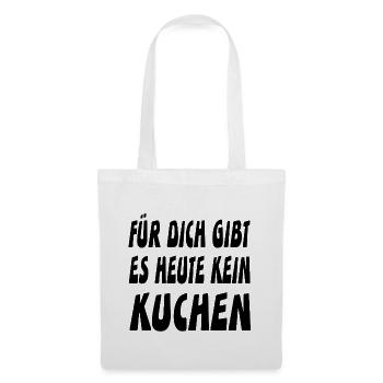 Kuchen - Stoffbeutel - Weiß - Vorne