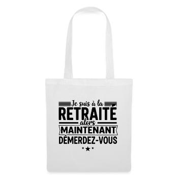 Retraite: Demandez-Vous Maintenant - Sac en tissu - blanc - Devant