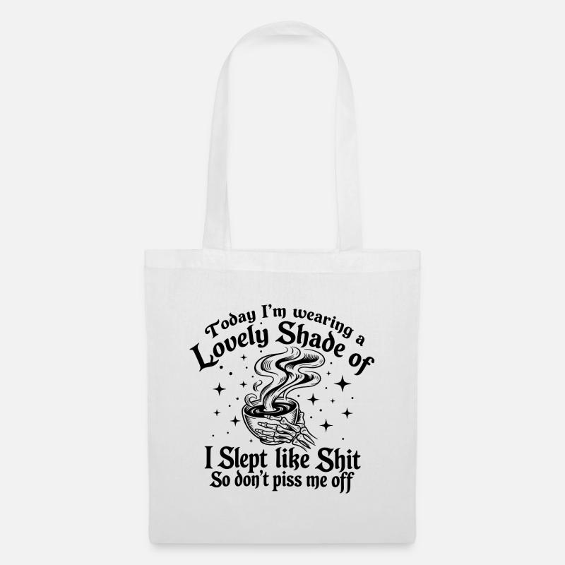Funny Mood Tee - Tote Bag - white