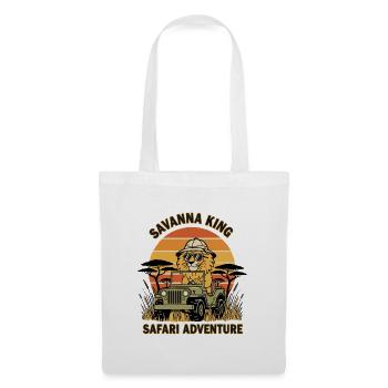 Lion Safari Savanna King Safari Adventure - Sac en tissu - blanc - Devant