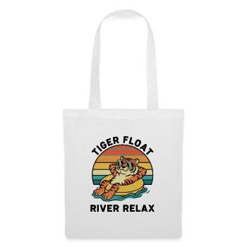 Tiger Buoy Retro Tiger Float River Relax - Stoffbeutel - Weiß - Vorne