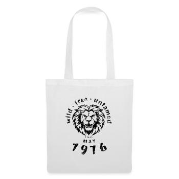 Wild, free & untamed since 05/1976 - Tote Bag - white - Front