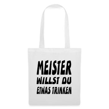 Meister - Stoffbeutel - Weiß - Vorne