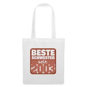 Bruder 2003 - Stoffbeutel - Weiß - Vorne