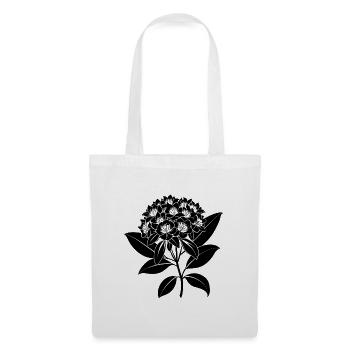 Fleur de laurier de montagne - Sac en tissu - blanc - Devant