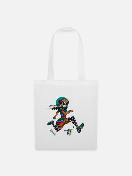 Dia Muertos Runner - Stoffbeutel - Weiß