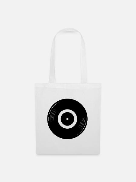 Vinyl - Stoffbeutel - Weiß