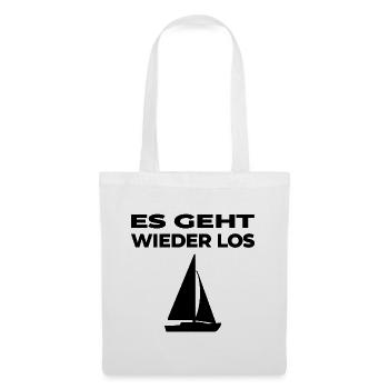 Segeln - Stoffbeutel - Weiß - Vorne