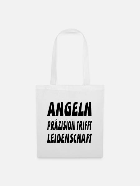 Angeln - Stoffbeutel - Weiß