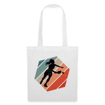 Pickleball player Geschenk für pickleball pro Fans - Stoffbeutel - Weiß - Vorne
