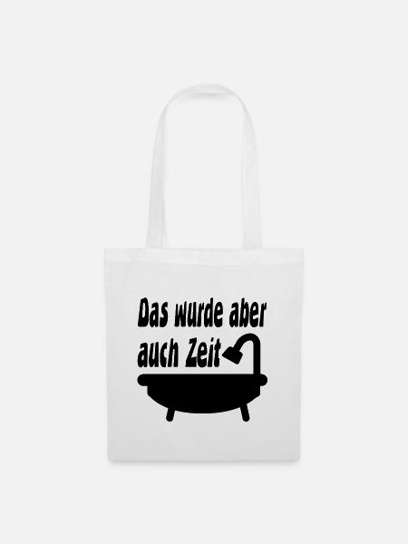 Badewanne - Stoffbeutel - Weiß