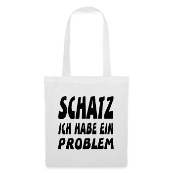 Schatz - Stoffbeutel - Weiß - Vorne