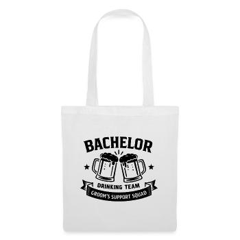 Bachelor Drinking Team - JGA Groom Support Squad - Tote Bag - white - Front