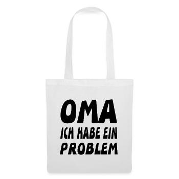 Oma - Stoffbeutel - Weiß - Vorne