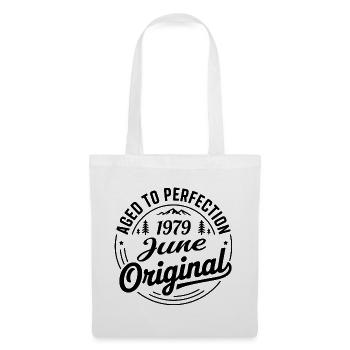 juin 1979 – Légende des sommets et montagnes - Sac en tissu - blanc - Devant
