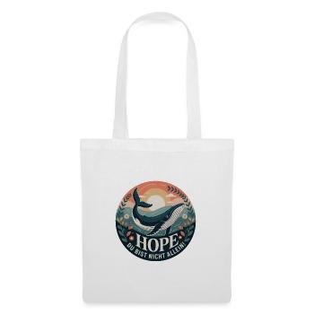 Hope/ Timmy der Wal in der Ostsee - Stoffbeutel - Weiß - Vorne