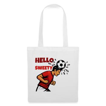 Header Soccer Hero in Game - Tote Bag - white - Front