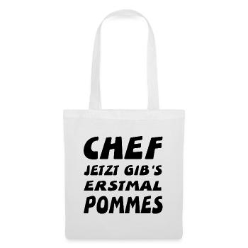 Chef - Stoffbeutel - Weiß - Vorne