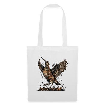 Woodcock Wild Nature Forest Take-off - Tote Bag - white - Front