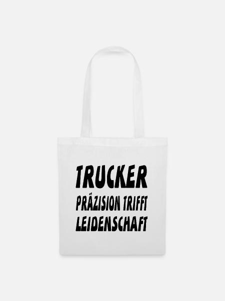Trucker - Stoffbeutel - Weiß