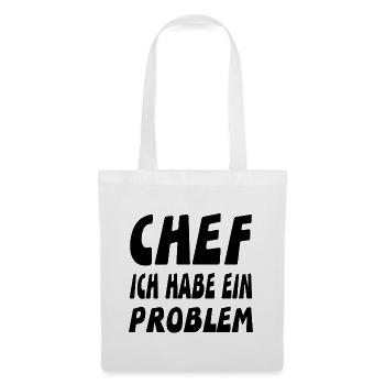 Chef - Stoffbeutel - Weiß - Vorne