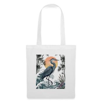 Art faunique de la grande vague des grandes vagues - Sac en tissu - blanc - Devant