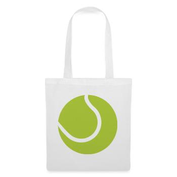 Balle de tennis - Sac en tissu - blanc - Devant