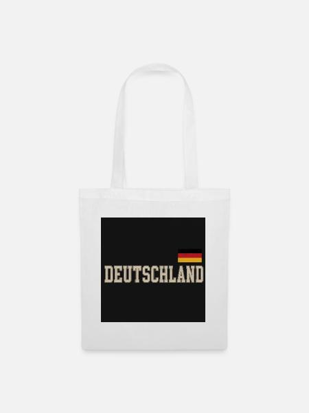 DEUTSCHLAND - Stoffbeutel - Weiß