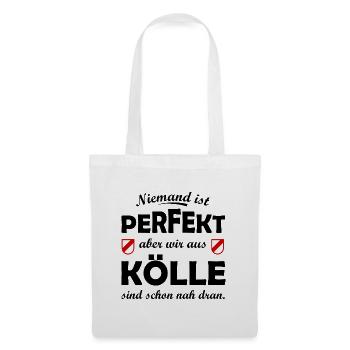 Köln - Doppeltes Wappenschild-Motiv - Stoffbeutel - Weiß - Vorne