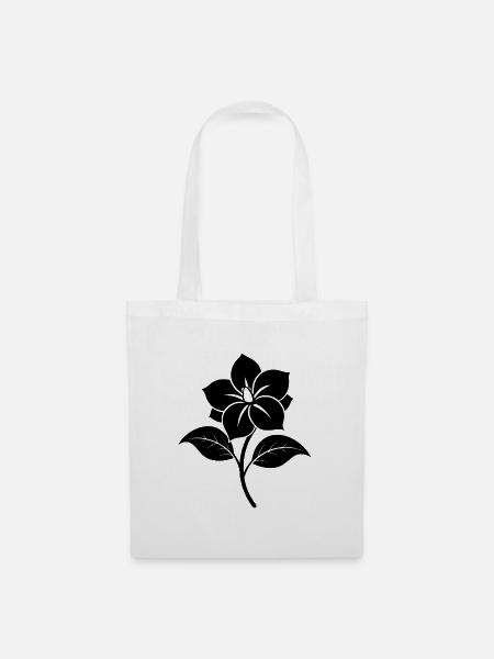 Jasminblüte - Stoffbeutel - Weiß