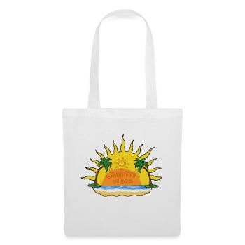 Summer vibes - Sac en tissu - blanc - Devant