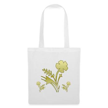 Fleur - Sac en tissu - blanc - Devant