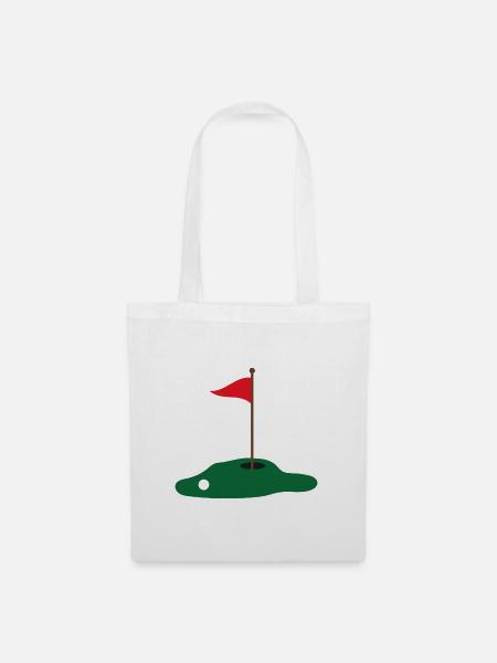 Golf Green - Stoffbeutel - Weiß