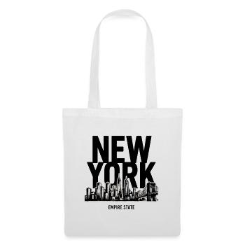 Urban skyline: skyline and bridges - Tote Bag - white - Front