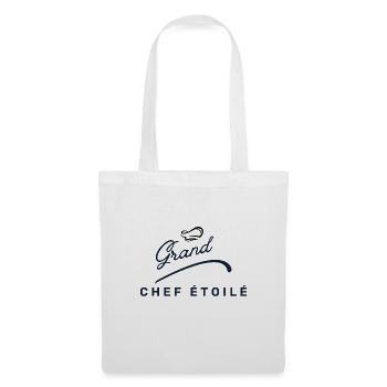 Grand chef étoilé chef de cuisine - Sac en tissu - blanc - Devant